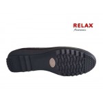 Δερμάτινα Παπούτσια Relax anatomic 7103-13 Μαύρα Γυναικεία Μοκασίνια